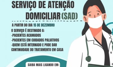 Itaúna terá Serviço de Atenção Domiciliar a partir do dia 15 de dezembro