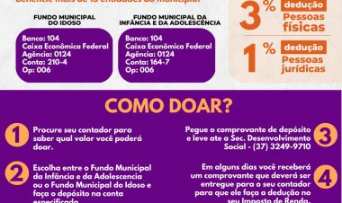 Ainda dá tempo de ajudar as instituições filantrópicas de Itaúna