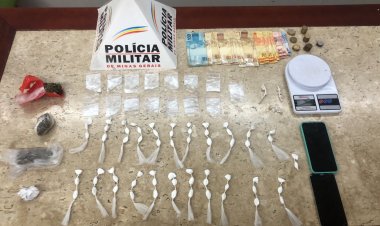 TRÁFICO 1 - PM apreende grande  quantidade de drogas