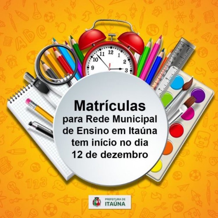 Matrículas para vagas nas escolas municipais já estão disponíveis