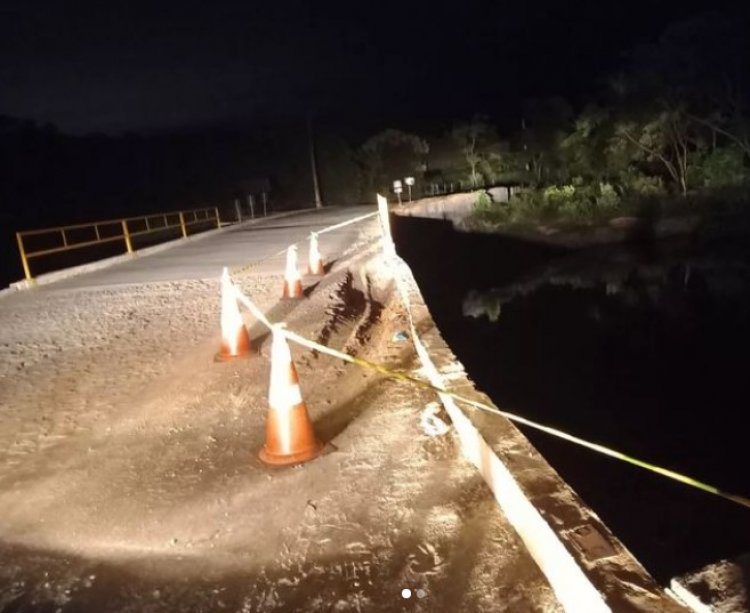 ESTRAGO - Ponte de R$ 721 mil durou seis meses sem problemas