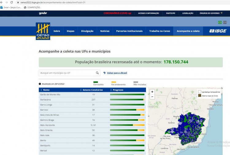 SERVIÇO CONFUSO - IBGE divulga número para  recenseamento “automático”