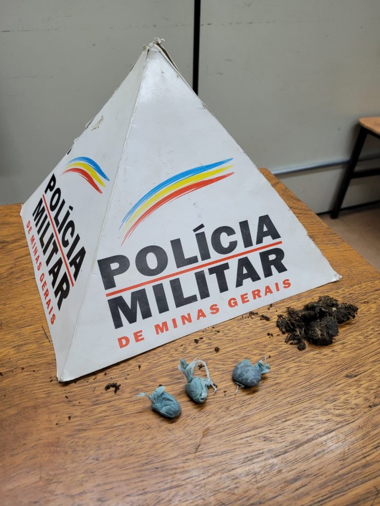 Jovem é preso com  maconha nos Garcias