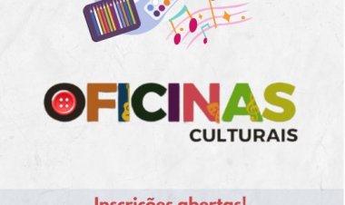 OFICINAS - Cultura oferece oportunidades gratuitas