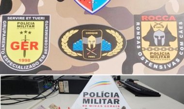 PM realiza ação no combate ao tráfico de drogas