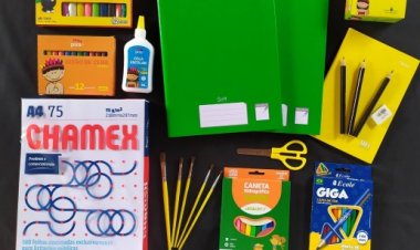 MATERIAL ESCOLAR - Secretaria de Educação  distribuirá kit para estudantes