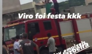 PASTELÃO OFICIAL - Faltou profissionalismo em simulação de acidente