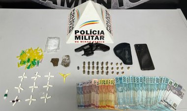TRÁFICO II - Homem é preso com arma e drogas no Morada Nova