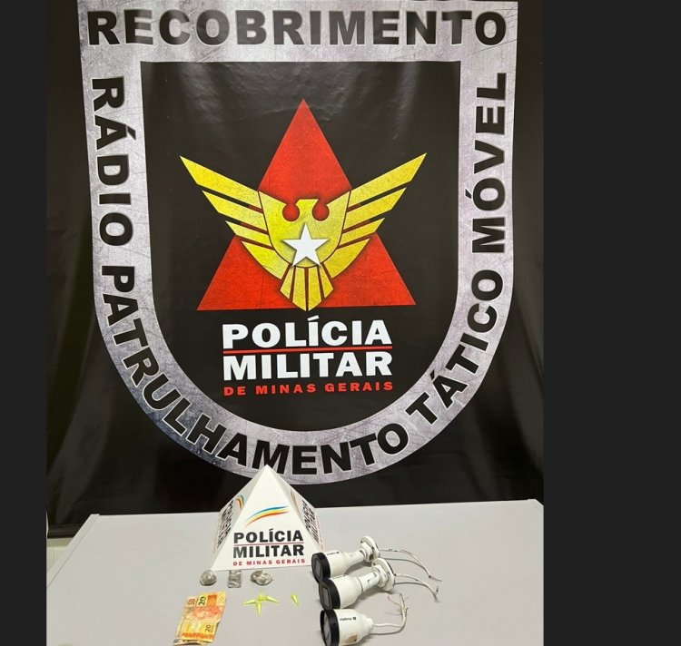 TRÁFICO - Jovem é preso por tráfico  de drogas e receptação