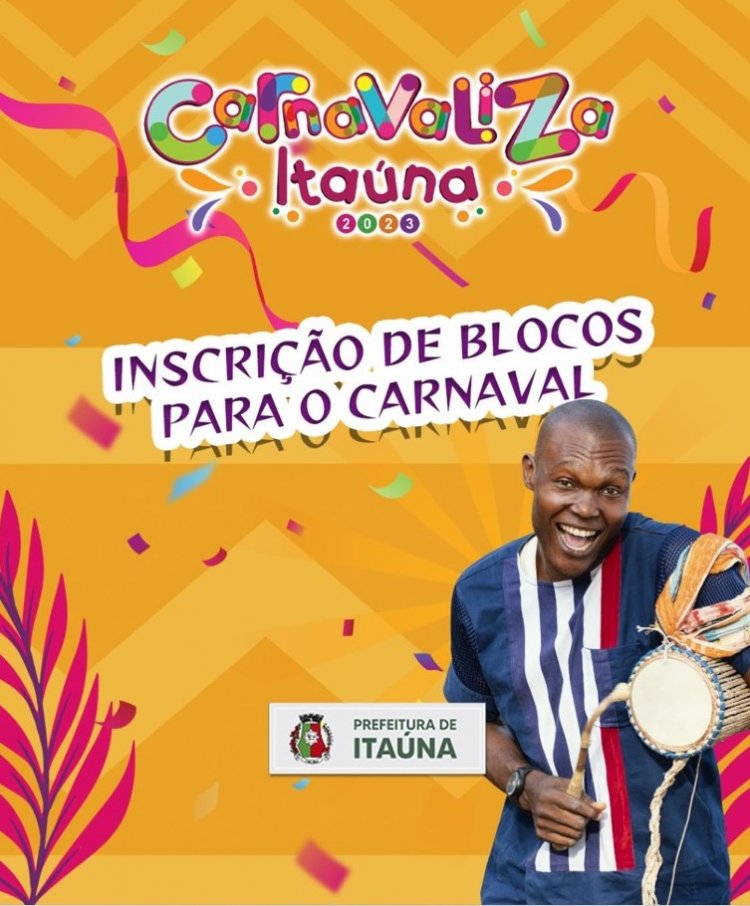 CARNAVAL - Secretaria de Cultura anuncia credenciamento parra blocos