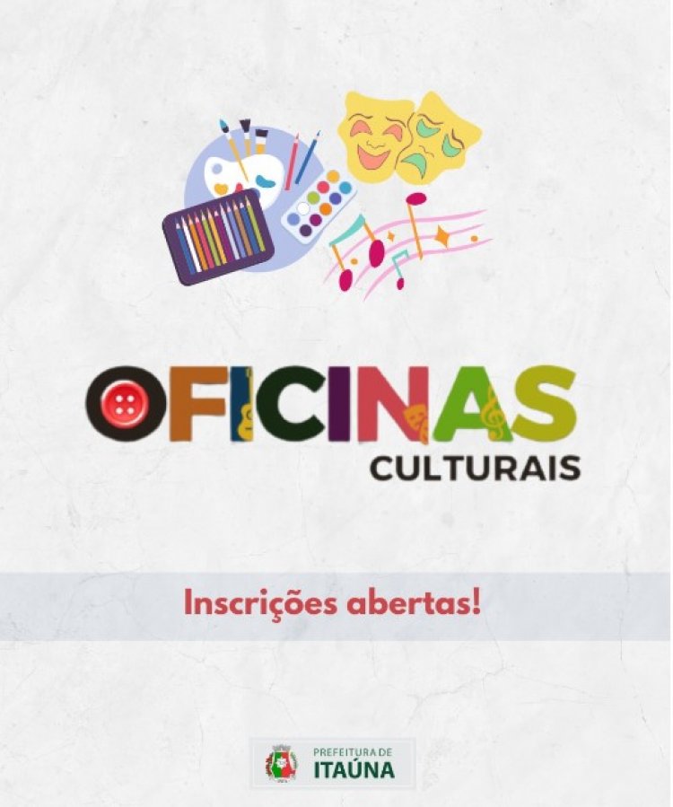 OFICINAS - Cultura oferece oportunidades gratuitas