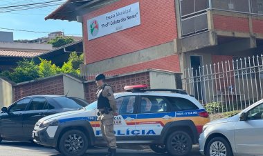 VOLTA ÀS AULAS - PM faz operações  preventivas nas escolas