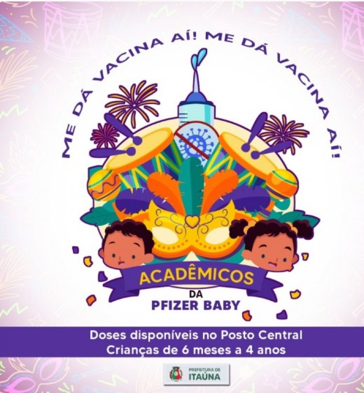 VACINA CONTRA A COVID -  Prefeitura anuncia vacina para crianças no Posto Central
