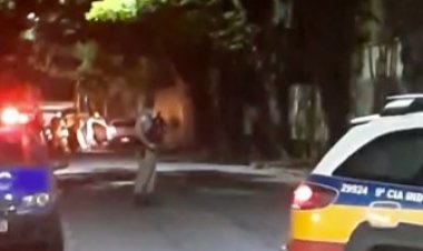 Homem é baleado e socorrido pelo Samu, em Santanense