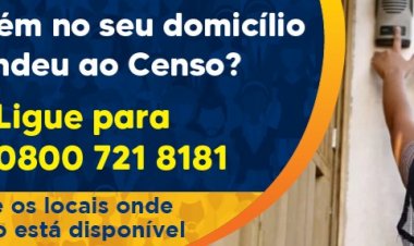 Itaunenses não visitados podem ligar para o IBGE
