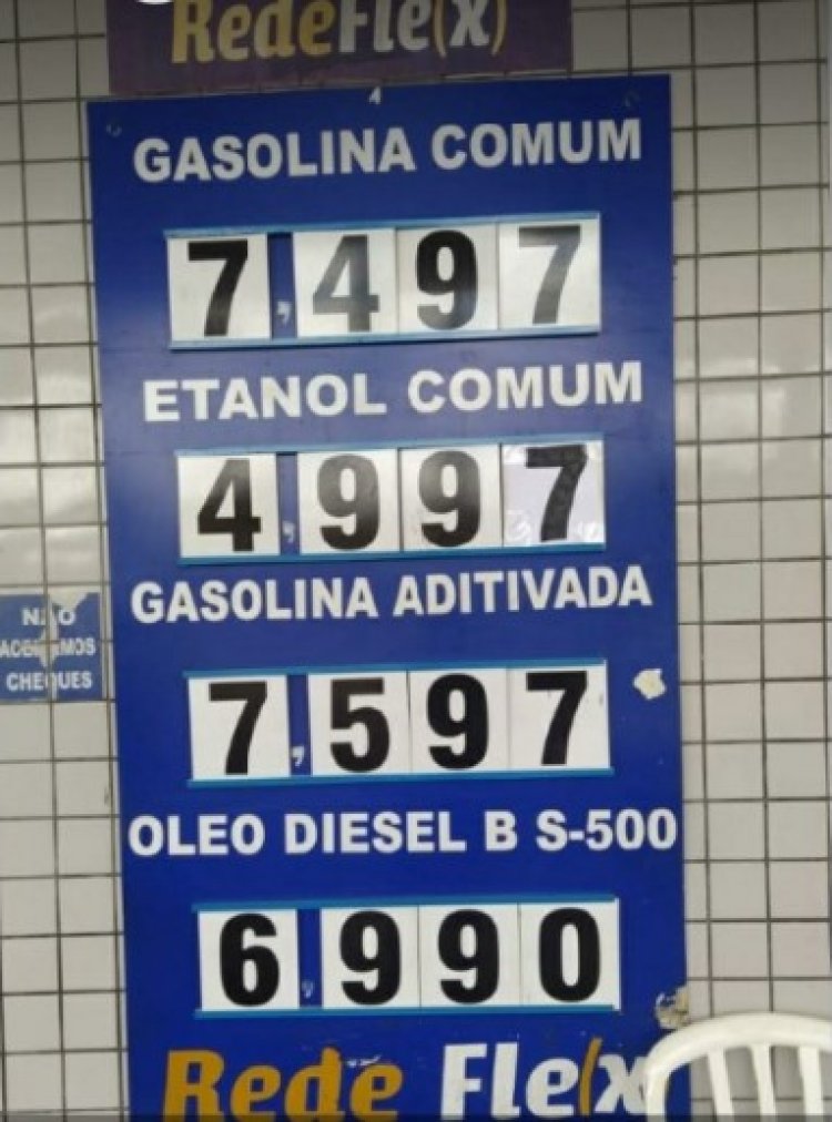COMBUSTÍVEIS - Gasolina tem aumento de 34 centavos na refinaria