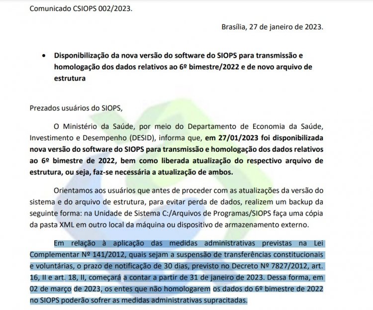 Itaúna pode ficar sem repasses por não prestar informações