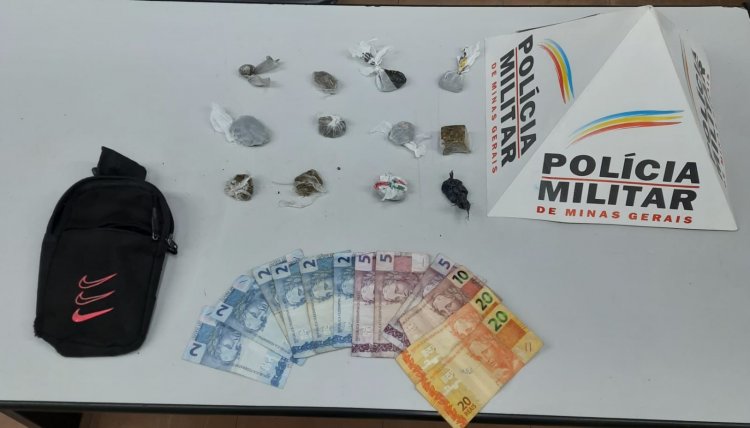 PM apreende buchas de maconha