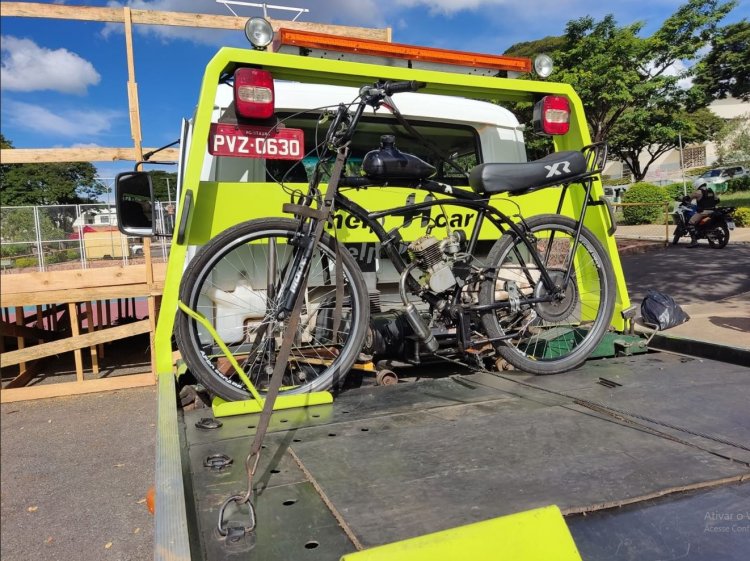 Apreendido por receptação de bicicleta motorizada