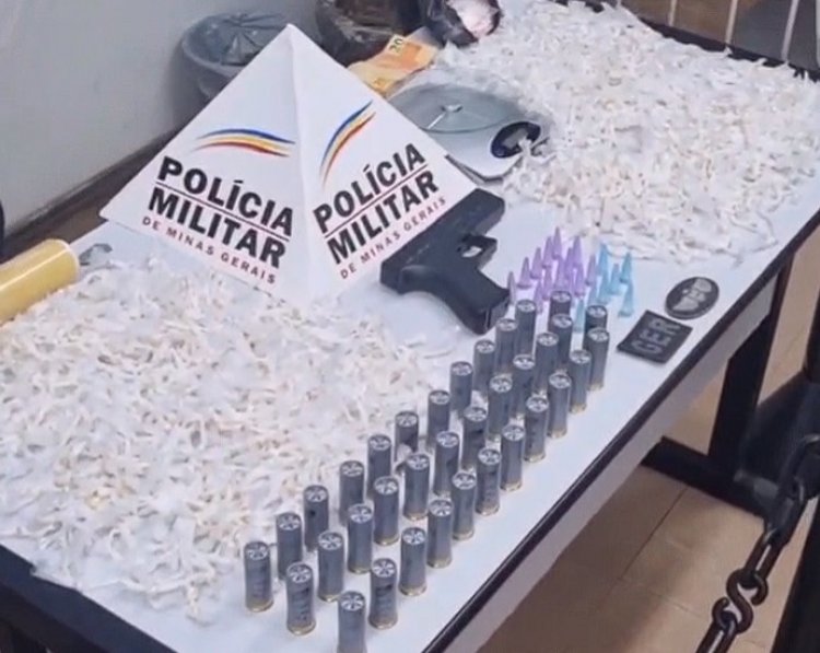 PM apreende quase duas mil pedras de crack com traficante em Itatiaiuçu