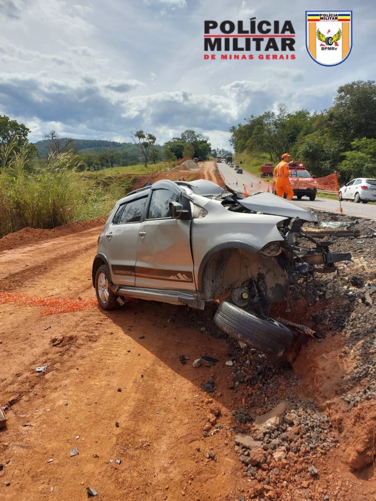 Mulher morre em acidente na MG 050 no final da manhã de hoje, 22 de maio ATUALIZAÇÃO
