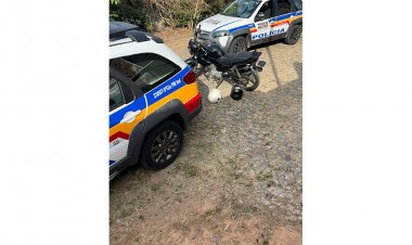 Motocicleta usada em  homicídio é encontrada