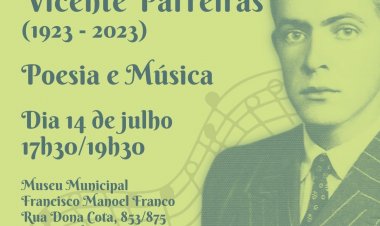 Sarau Centenário Vicente Parreiras nesta sexta-feira, no Museu Municipal