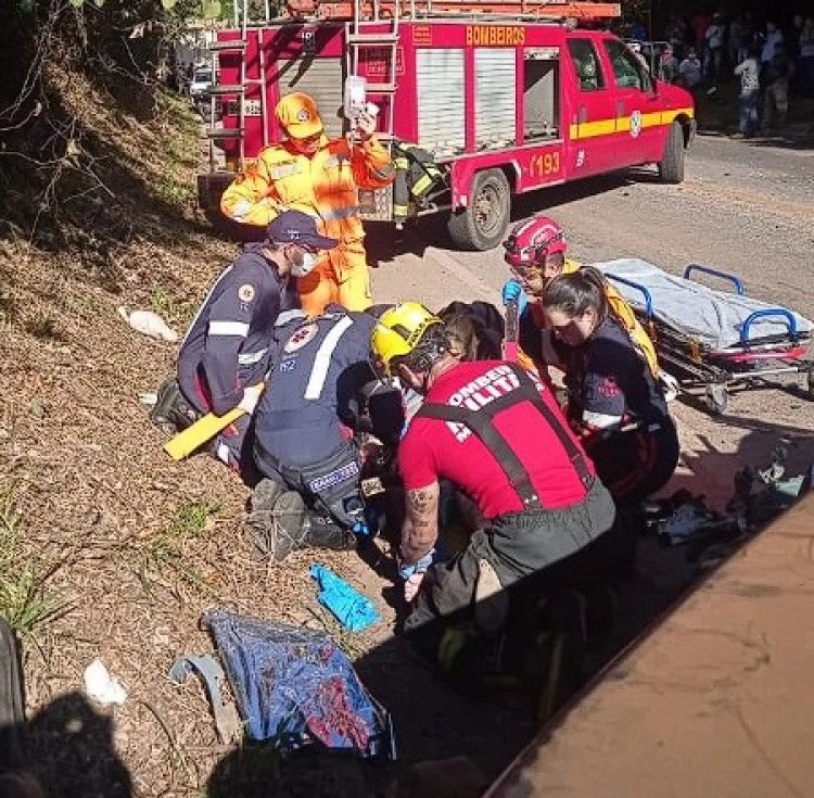 DESESPERO: Mais um grave acidente em estrada da região