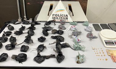 Menor é detido com maconha e crack