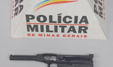 Homens detidos com arma artesanal