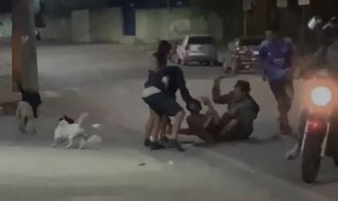 Brigam por marmitex e vítima é socorrida em estado grave