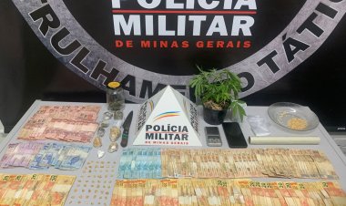 Homem é preso com dinheiro e drogas no Cerqueira Lima