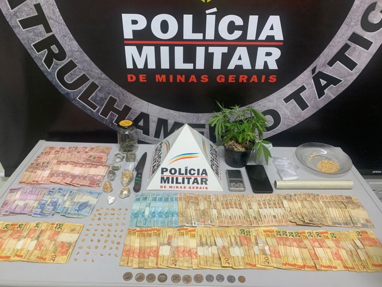 Homem é preso com dinheiro e drogas no Cerqueira Lima