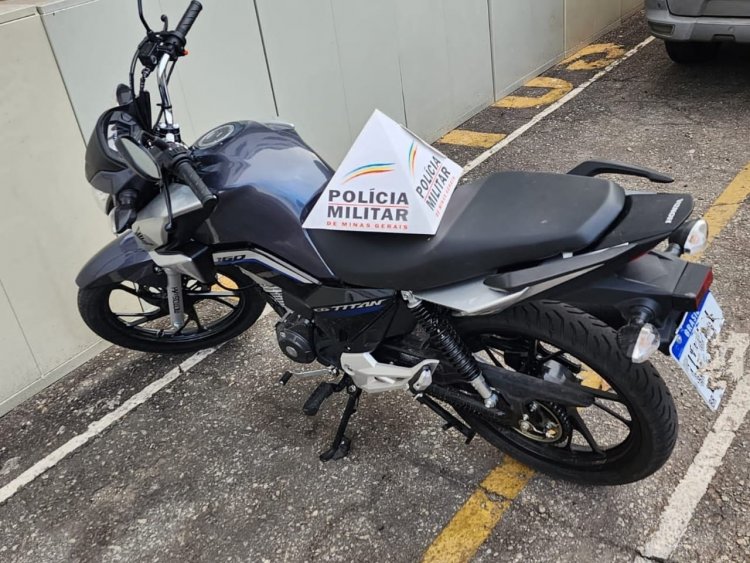 Moto furtada em Pará de Minas é recuperada em Itaúna