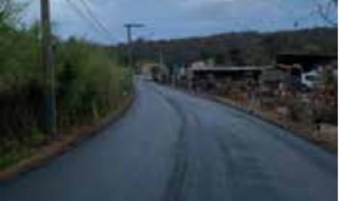 Asfalto no Distrito Industrial