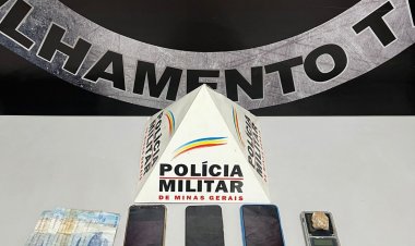 Trio é preso por  tráfico no Piedade