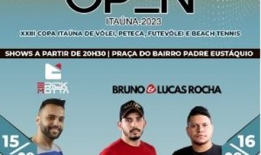 VÔLEI E PETECA - 23ª edição do Open começa hoje