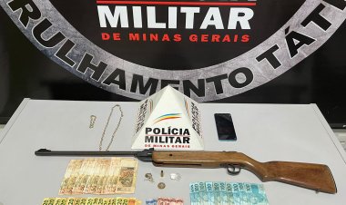Homem é preso por tráfico de drogas e porte ilegal de munição