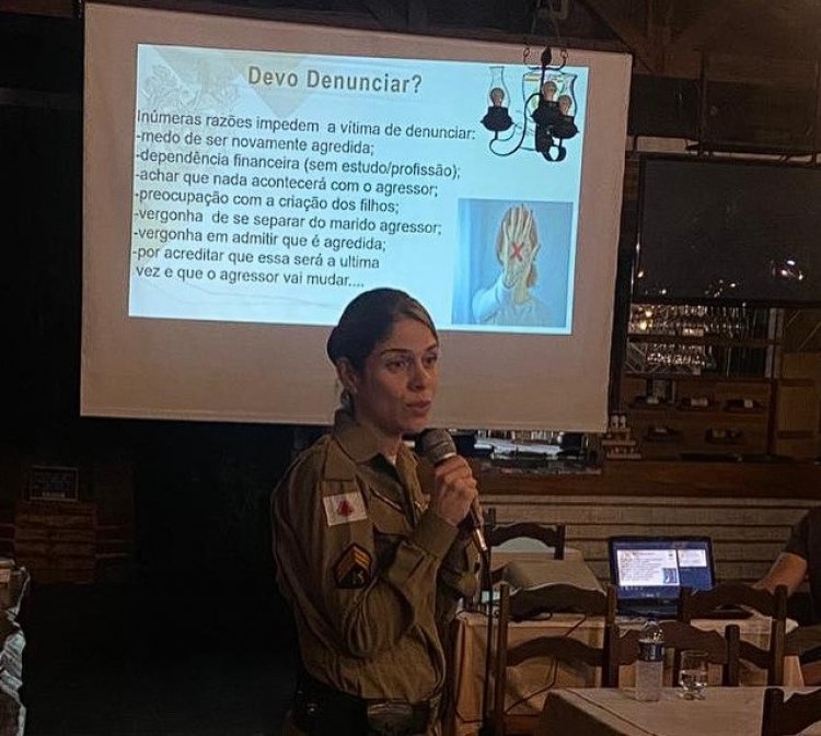 Palestra no Rotary encerra “Agosto Lilás”