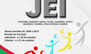 Inscrições abertas para os Jogos escolares