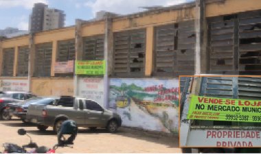 SOLUÇÃO? Lojas à venda apontam caminho  para o Mercado Municipal