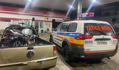 Motocicleta furtada é recuperada no Veredas