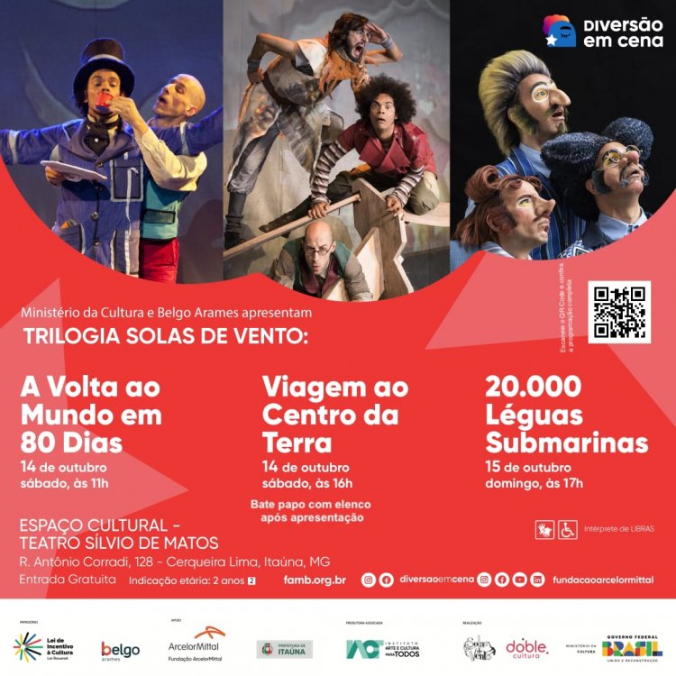 DIVERSÃO EM CENA - Três apresentações teatrais neste fim de semana