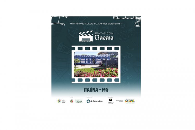 Cinema ao ar livre na Praça da Estação