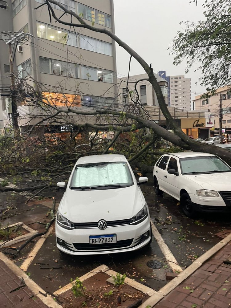 Chuva do caos em Itaúna: 40 minutos de tempestade para a cidade!