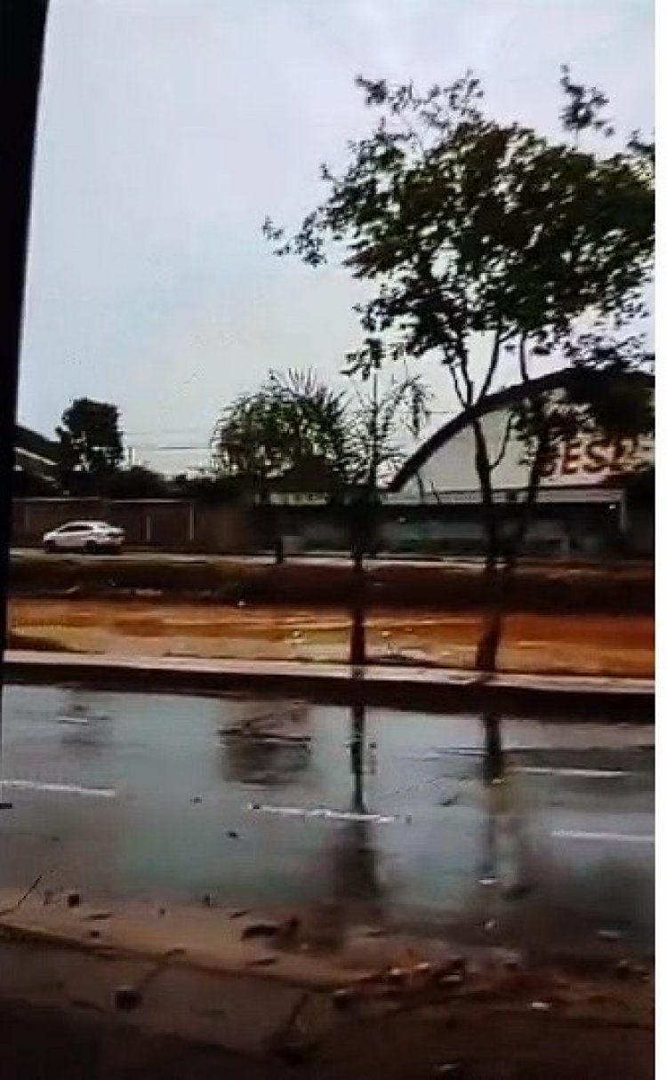 Chuva do caos em Itaúna: 40 minutos de tempestade para a cidade!