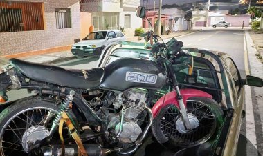 Menor é detido com moto adulterada