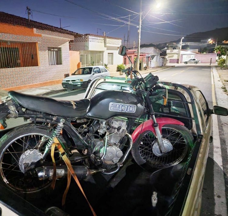 Menor é detido com moto adulterada