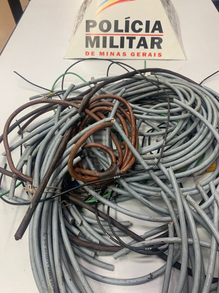 Mais um ladrão de cabos elétricos preso