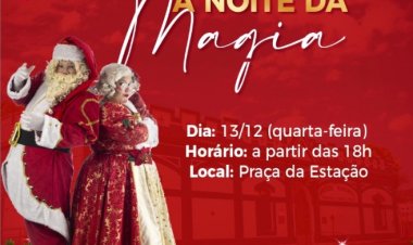Tem magia nesta noite de quarta-feira, na Praça da Estação